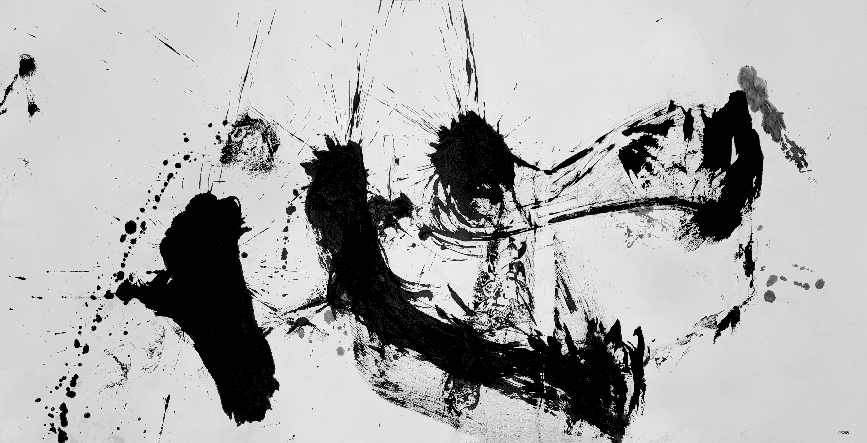 HEART_08/心_08　HIROSHI WADA/和田浩志　JAPANESE CALLIGRAPHY ARTIST/書家・書道家　CONTEMPORARY ARTIST/現代美術家